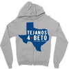 tejanos for beto Zipper Hoodie