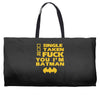 poof movie batman Weekender Totes