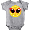 Lemon with Disco Glasses Baby Bodysuit