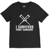 I Survived Foot Surgery V-Neck Tee