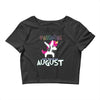 Born Unicorns-Born August Crop Top