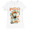 zombie (3) Ladies Fitted T-Shirt