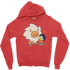 bffs (steven and lion) Zipper Hoodie
