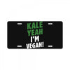Kale Yeah I'm Vegan! License Plate