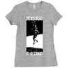 gravity is a myth Ladies Fitted T-Shirt