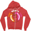 She Wants The D Dunkin Donuts Zipper Hoodie