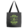I am a Lymphoma Cancer Survivor - What's Your Superpower? Tote Bags