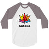 Canada Leaf LGBT 3/4 Sleeve Shirt