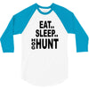 eat sleep hog hunt 3/4 Sleeve Shirt