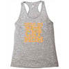 stay at home cat mom Racerback Tank