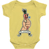 go vegan 6 Baby Bodysuit