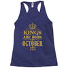 kings are born  october Racerback Tank