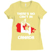 There Is No Cant In Canada Ladies Fitted T-Shirt