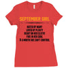 September Girl Hated By Many Ladies Fitted T-Shirt