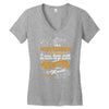 I'm a november woman I was born with my heart Women's V-Neck T-Shirt