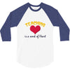 teaching is a work of heart 3/4 Sleeve Shirt