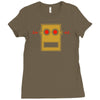 lmfao robot head Ladies Fitted T-Shirt