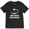 what would macgyver do V-Neck Tee