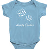 lucky fuers dice Baby Onesie