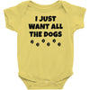 all the dogs Baby Onesie