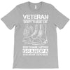 Veteran Don't Thank Me Thank My Grandpa Who Never Came Back T-Shirt