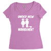 under new management stag night wedding mens Women's Triblend Scoop T-shirt