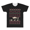 christmas ugly shark All Over Men's T-shirt