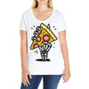 pizza Ladies Curvy T-Shirt