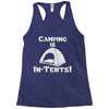 camping is intents Racerback Tank