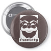 mr. robot tv series banksy fsociety Pin-back button