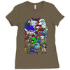 i ain't afraid of no ghosts Ladies Fitted T-Shirt