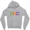 eat sleep radio Zipper Hoodie