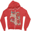 shh, the rat is our patron Zipper Hoodie