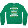 Super Cool Granddaughter Of A Freaking Awesome Father Crewneck Sweatshirt