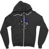 skull modile head Zipper Hoodie