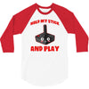 gaming hold and play 3/4 Sleeve Shirt