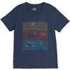 summer zone line V-Neck Tee