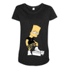 rap simpson Maternity Scoop Neck T-shirt