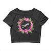 Floral Baby Name Crop Top