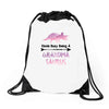 cool grandma saurus Drawstring Bags