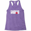 pardon the interruption Racerback Tank