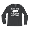 save the chubby unicorns Long Sleeve Shirts