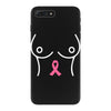 breast with pink ribbon iPhone 7 Plus Case