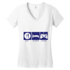 eat,sleep,game Women's V-Neck T-Shirt