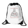 black knight is my champion Drawstring Bags