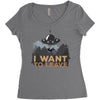 I Want To Leave Women's Triblend Scoop T-shirt