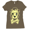 adorable crossbones Ladies Fitted T-Shirt