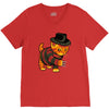 nightmeow on elm street V-Neck Tee