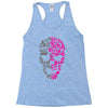 two coloured skull Racerback Tank