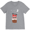 christmas chimney V-Neck Tee